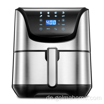 elektrische Lufttopf-Fritteuse 5.5L Luftfritteuse Zuhause mit multifunktionalem 0iless Air Fryer-Ofen